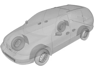 Ford Windstar (2000) 3D Model preview