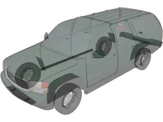 GMC Yukon (2000) 3D Model preview