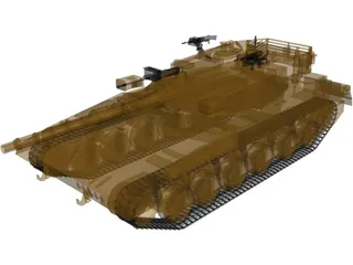 Merkava MK3 3D Model preview