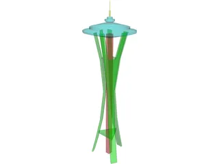 Space Needle 3D Model preview