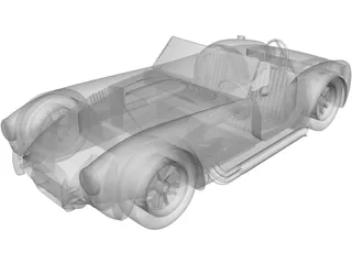 Shelby Cobra (1966) 3D Model preview