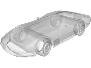 Chevrolet Corvette (1992) 3D Model preview