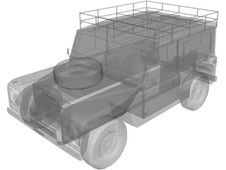Land Rover (1972) 3D Model preview