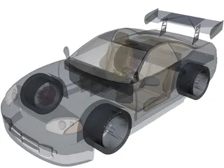 Mitsubishi 3000GT [Tuned] 3D Model preview