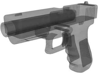 Glock 22 3D Model preview