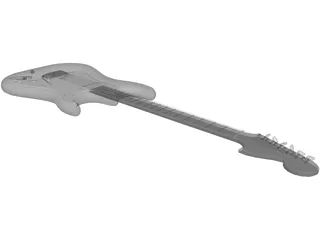 Guitar Electric 3D Model preview