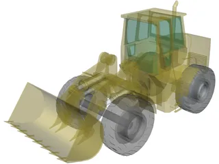 Front Loader 3D Model preview