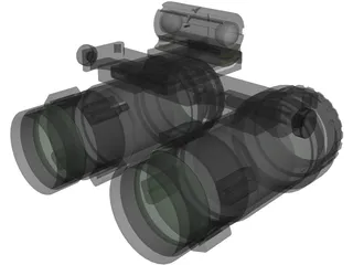 Anvis 9 NVG Goggles 3D Model preview