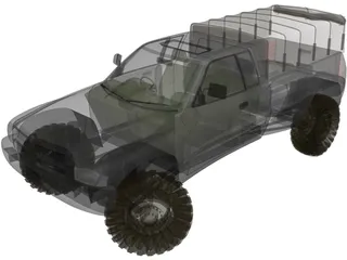 Dodge Pickup 3D Model preview