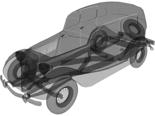 GAZ M1 3D Model preview
