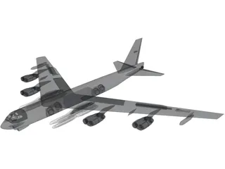 B-52G/H 3D Model preview
