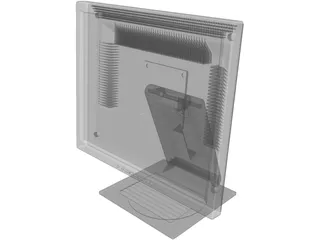 LG TFT Computer Monitor 3D Model preview