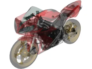 Yamaha YZF-R1 3D Model preview
