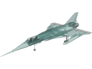 Dassault Mirage IV 3D Model preview