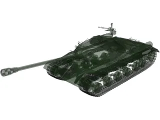 IS-3 Heavy Tank 3D Model preview