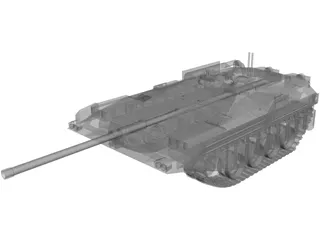 Stridsvagn 103 3D Model preview