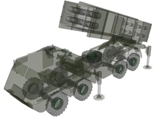 Avibras ASTROS III 3D Model preview