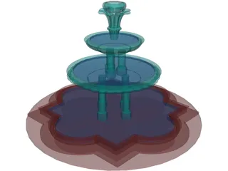 Fountain 3D Model preview