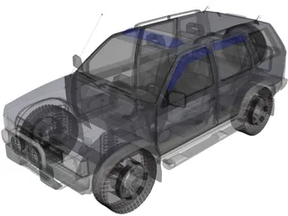 Nissan Terrano 3D Model preview