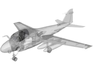 Grumman A-6E Intruder 3D Model preview