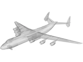 Antonov An-225 Mriya 3D Model preview