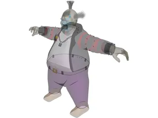 Spawn Evil Klown 3D Model preview