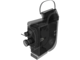 Camcorder Vintage 3D Model preview