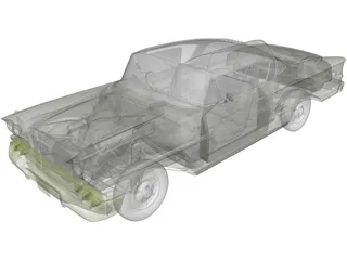 Chevrolet Impala (1958) 3D Model preview