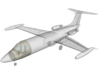 HFB-320 Hansa Jet 3D Model preview