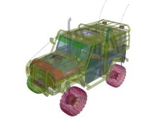 Jeep [Tuning] 3D Model preview