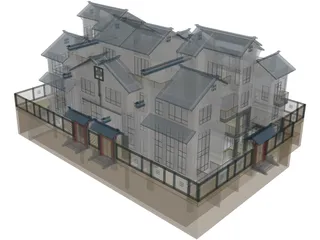 Villa 3D Model preview