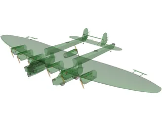Kalinin K-7 Giant 3D Model preview