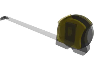 Retractible Tape Measure 3D Model preview