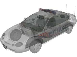 Ford Taurus Police 3D Model preview