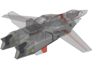 VF-1A 3D Model preview