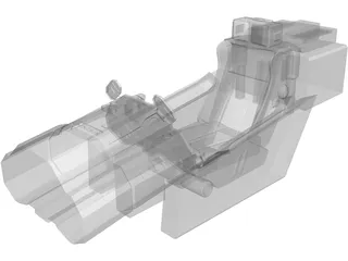 VF Cockpit 3D Model preview