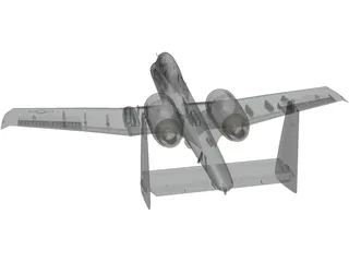 A-10 Warthog 3D Model preview