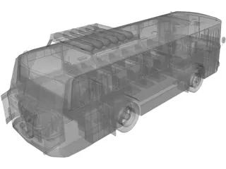 LAZ 695 3D Model preview