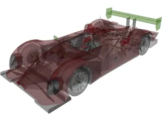Courage C65 LeMans 3D Model preview