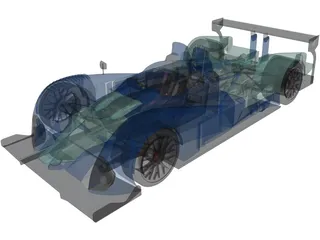 Courage LC70 LeMans 3D Model preview