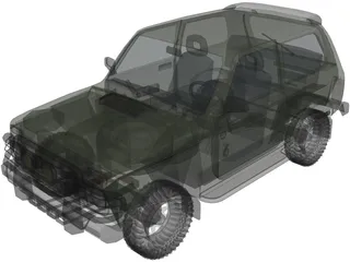 VAZ 21213 Niva 3D Model preview