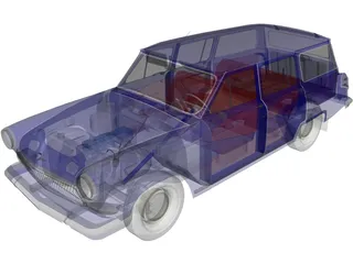 GAZ 22 (1965) 3D Model preview