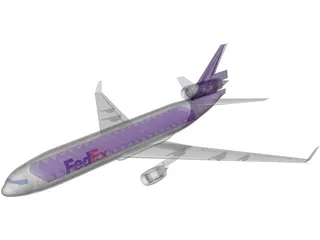 McDonnell Douglas/Boeing MD-11F FedEx 3D Model preview