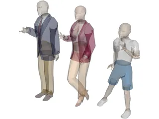 Family 3D Model preview