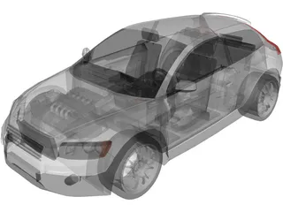 Volvo C30 3D Model preview