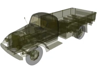 ZIL 164 3D Model preview