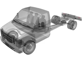 Ford Cutaway Van 3D Model preview