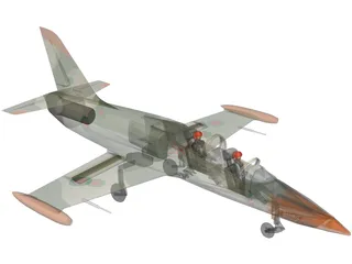 Aero L-39 Albatros Bangladesh Air Force 3D Model preview