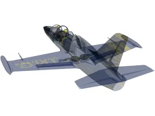 Aero L-39 Albatros Breitling 3D Model preview