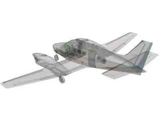 Beechcraft King Air C90B 3D Model preview